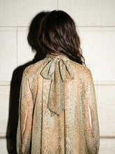 Load image into Gallery viewer, Animal Print Sheer Chiffon High-low Dress