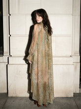 Load image into Gallery viewer, Animal Print Sheer Chiffon High-low Dress