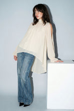 Load image into Gallery viewer, Chiffon Cold-Shoulder Top