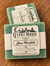 Load image into Gallery viewer, Green Cloverfields Soap Bar