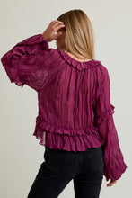 Load image into Gallery viewer, Sheer Ruffle Blouse