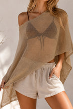 Load image into Gallery viewer, Asymmetrical Knit Shawl