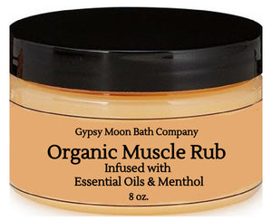 Organic Muscle Rub- 8 oz.